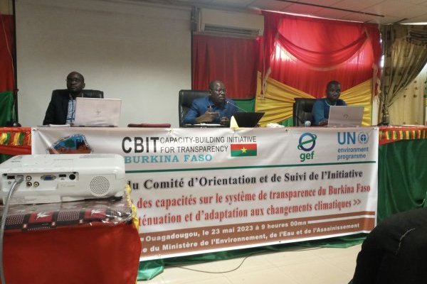 Session du comité d'orientation et de suivi de l'initiative de renforcement des capacités sur le système de transparence du Burkina Faso en matière d'adaptation et d'atténuation aux changements
